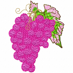 Grapes Embroidery Design 9 Grapes Embroidery Design 9